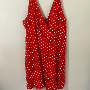 Red Polka Dot Dress NWOT